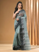 Load image into Gallery viewer, Mint Green Pure Cotton Tant Saree With Woven Designs