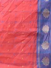 Load image into Gallery viewer, Crimson Red Pure Cotton Tant Saree With Woven Designs
