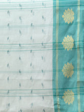 Load image into Gallery viewer, Mint Green Pure Cotton Tant Saree With Woven Designs