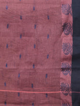 Load image into Gallery viewer, Purple Pure Cotton Tant Saree With Woven Designs