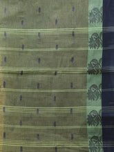 Load image into Gallery viewer, Sap Green Pure Cotton Tant Saree With Woven Designs