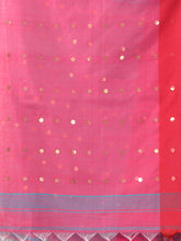 Load image into Gallery viewer, Sea Green Cotton Blend Saree With Sequins Work