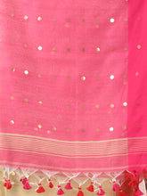 Load image into Gallery viewer, Yellow Cotton Blend Soft Saree With Sequins Work