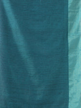 Load image into Gallery viewer, Magenta And Teal Half & Half Cotton Soft Saree With Zari Border