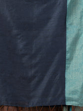 Load image into Gallery viewer, Brown And Dark Grey Half & Half Cotton Soft Saree With Zari Border