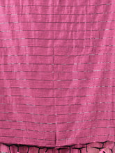 Load image into Gallery viewer, Lilac Cotton Soft Saree With Stripe Designs