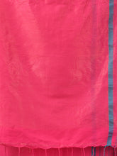 Load image into Gallery viewer, Pink Cotton Soft Saree With Checked Box Border