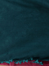 Load image into Gallery viewer, Magenta Cotton Handspun Soft Saree With Contrast Teal Pallu