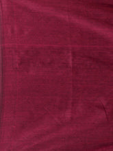 Load image into Gallery viewer, Moss Green Cotton Handspun Soft Saree With Contrast Fuchsia Pallu