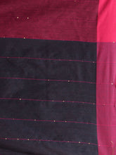 Load image into Gallery viewer, Green Cotton Handspun Soft Saree With Contrast Multicolor Pallu