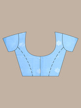 Load image into Gallery viewer, Sky Blue Cotton Saree With Texture Pattern