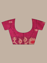 Load image into Gallery viewer, Magenta Cotton Saree With Texture Pattern