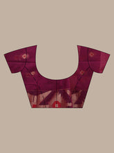 Load image into Gallery viewer, Purple Cotton Saree With Texture Pattern