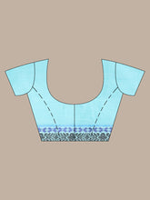 Load image into Gallery viewer, Sea Green Cotton Saree With Texture Borders