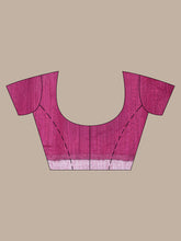 Load image into Gallery viewer, Purple Cotton Silk Saree With Zari Woven Stripes Pallu
