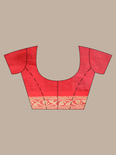 Load image into Gallery viewer, Steel Grey Cotton Silk Saree With Nakshi Borders