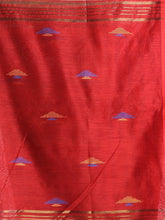 Load image into Gallery viewer, Beige Cotton Silk Saree With Ikkat Pattern