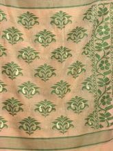 Load image into Gallery viewer, Cream Jamdani Saree With All Over Thread Weaving