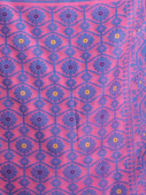 Load image into Gallery viewer, Pink Jamdani Saree With All Over Thread Weaving