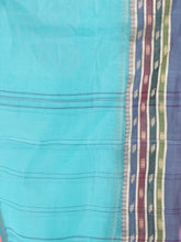 Load image into Gallery viewer, Sea Green Pure Cotton Tant Saree With Woven Designs