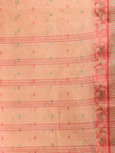 Load image into Gallery viewer, Beige Pure Cotton Tant Saree With Woven Designs