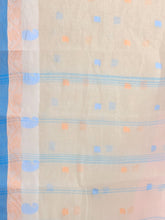 Load image into Gallery viewer, Ecru Pure Cotton Tant Saree With Woven Designs