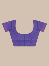 Load image into Gallery viewer, Lilac Cotton Handwoven Soft Saree With Floral Motifs