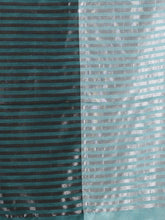 Load image into Gallery viewer, Teal Tissue Handwoven Saree With Texture Border