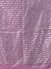 Load image into Gallery viewer, Purple Tissue Handwoven Saree With Texture Border