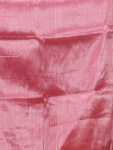 Load image into Gallery viewer, Pink Tissue Handwoven Soft Saree