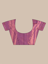 Load image into Gallery viewer, Light And Deep Purple Tissue Handwoven Soft Saree
