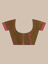 Load image into Gallery viewer, Sap Green Tissue Handwoven Soft Saree