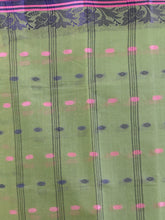 Load image into Gallery viewer, Pistachio Green Pure Cotton Tant Saree With Woven Designs