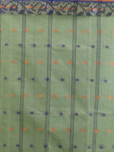 Load image into Gallery viewer, Pistachio Green Pure Cotton Tant Saree With Woven Designs