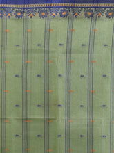 Load image into Gallery viewer, Pistachio Green Pure Cotton Tant Saree With Woven Designs