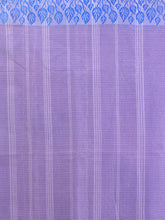 Load image into Gallery viewer, Violet Pure Cotton Tant Saree With Woven Designs