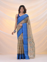 Load image into Gallery viewer, Ecru Pure Cotton Tant Saree With Woven Designs