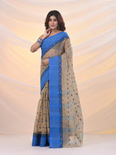 Load image into Gallery viewer, Ecru Pure Cotton Tant Saree With Woven Designs