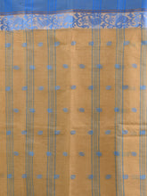Load image into Gallery viewer, Light Beige Pure Cotton Tant Saree With Woven Designs