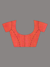 Load image into Gallery viewer, Pink & Red Cotton Saree