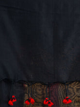 Load image into Gallery viewer, Black & Maroon Cotton Saree
