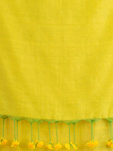 Load image into Gallery viewer, Lime Green Cotton Saree