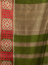 Load image into Gallery viewer, Green & Red Cotton Saree
