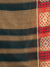 Load image into Gallery viewer, Teal & Red Cotton Saree