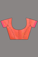 Load image into Gallery viewer, Yellow Blended Cotton Handwoven Soft Saree With Resham Pallu