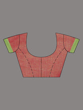 Load image into Gallery viewer, Green-coloured Handwoven Tissue Saree