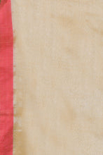 Load image into Gallery viewer, Beige-coloured Handwoven Tissue Saree