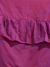 Load image into Gallery viewer, Purple Cotton Handwoven Ruffle Saree