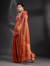 Load image into Gallery viewer, Red Tissue Handwoven Soft Saree
