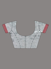Load image into Gallery viewer, Sliver Tissue Handwoven Soft Saree